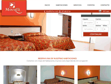 Tablet Screenshot of hotel-montreal.com.mx